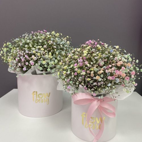 Маме и дочке гипсофилы цветные