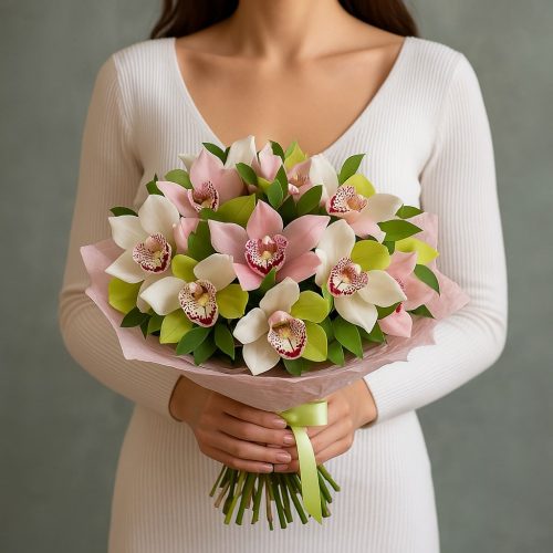 Букет «Очарование орхидей»